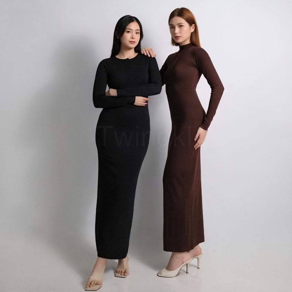 Twingkle - Rysha Casual Long Dress Wanita