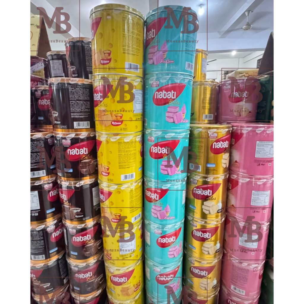 [READY] Nabati Wafer Kaleng 240gr Coklat/Keju/Pink Lava/ White/ Strawberry