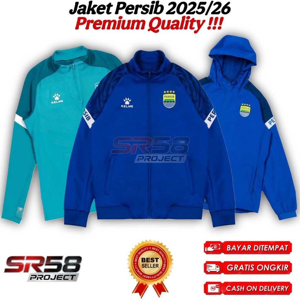 Jaket Persib Official 2025/2026 Best Seller Jaket Persib Fullprint Untuk Dewasa Pria Wanita