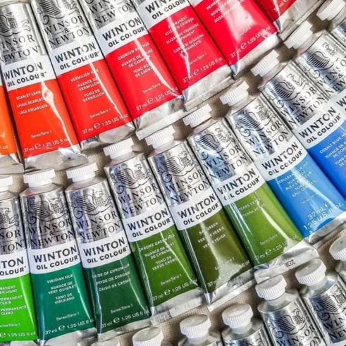 Winsor & Newton Oil Colors 37 ml - Cat Minyak Winsor 37ml Cat Winsor Cat Winton