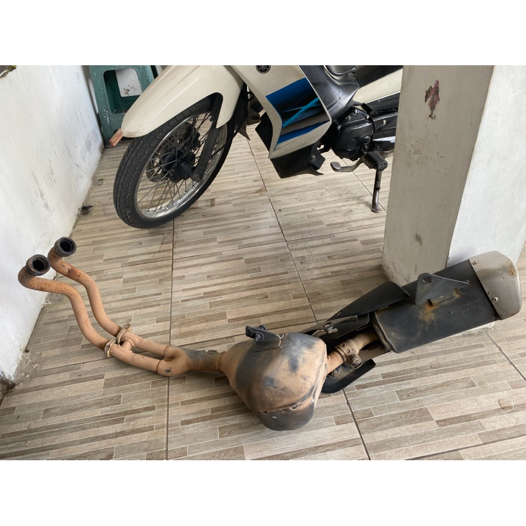 Knalpot Ori R25 Fullset Siap Pakai Asli