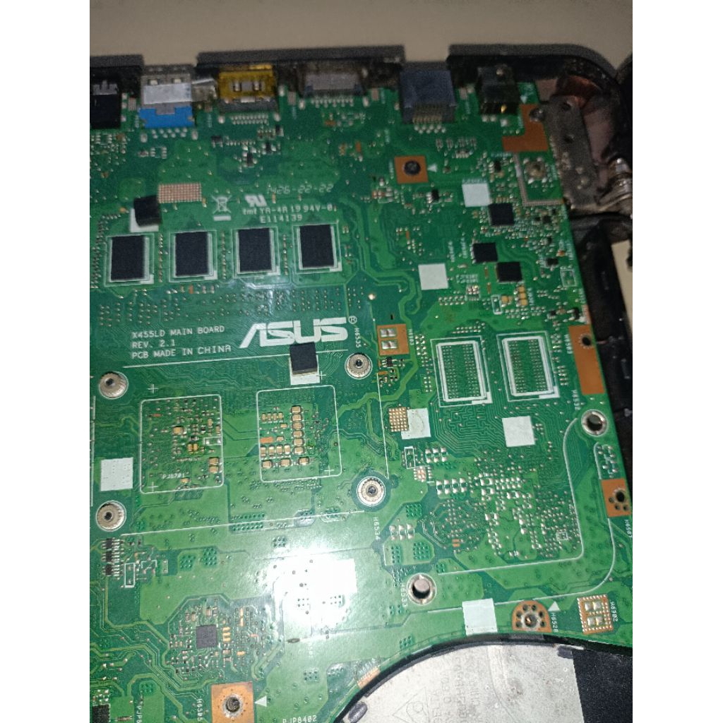 Mainboard mobo laptop asus a455l x455l x455la core i3 gen 4