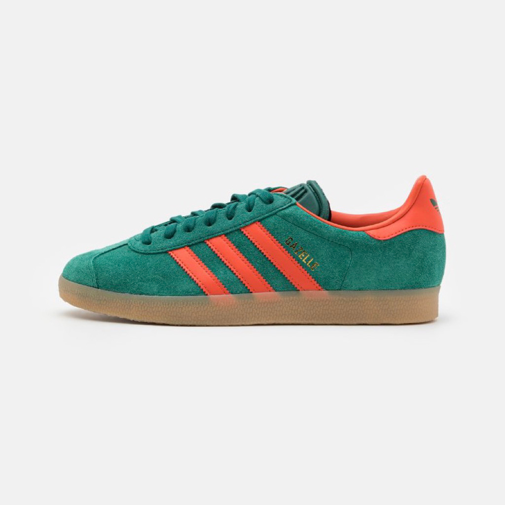 ADS IG6200 Original Gazelle Shoes In Green Orange
