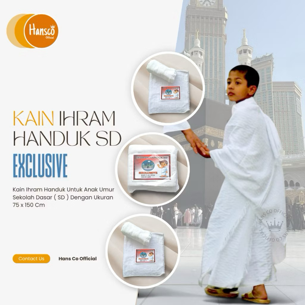 KAIN IHRAM ANAK SD