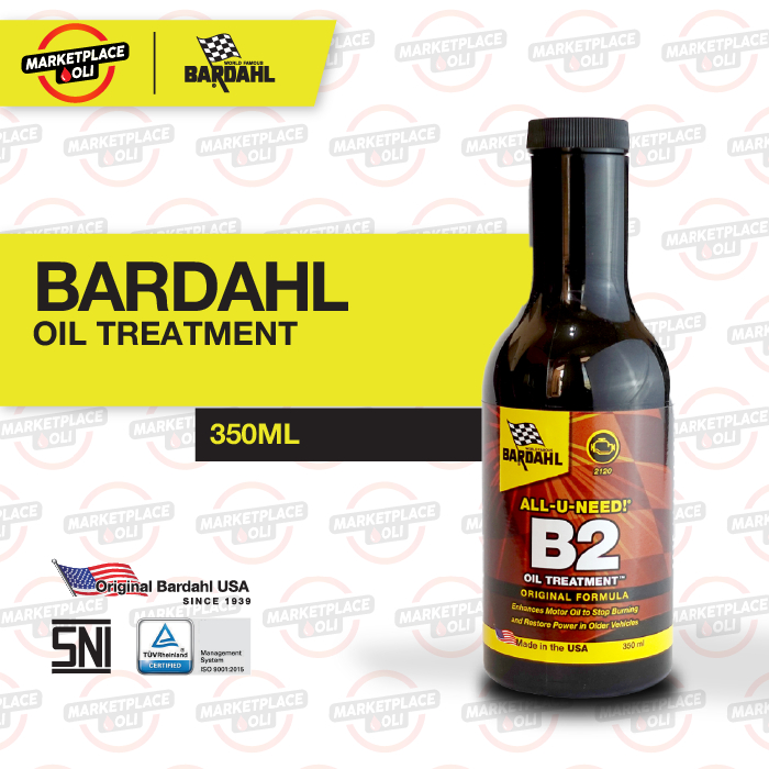 Bardahl B2 Oil Treatment Original Formula - Aditif Oli Mesin (350ML)