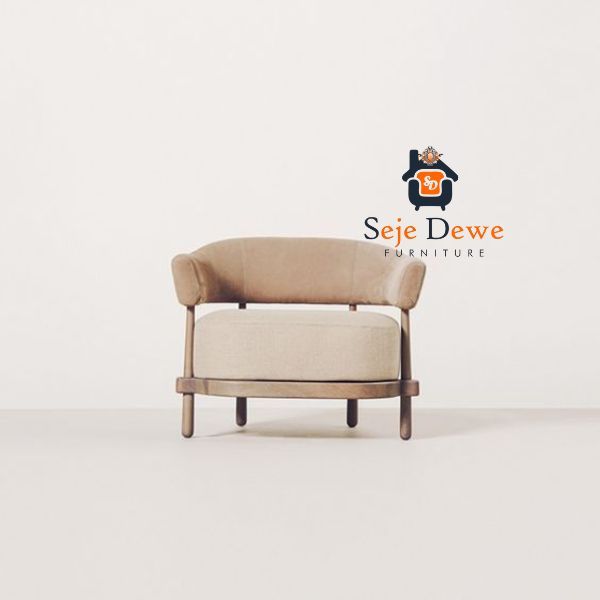 Modern Single sofa Kombinasi Kulit