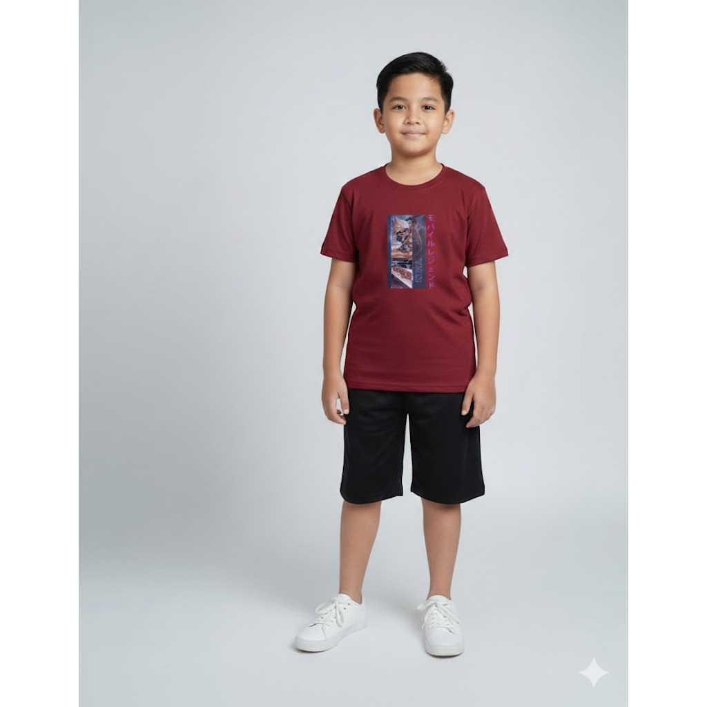 Setelan Celana Pendek Anak 5-15 Tahun Hayabusa