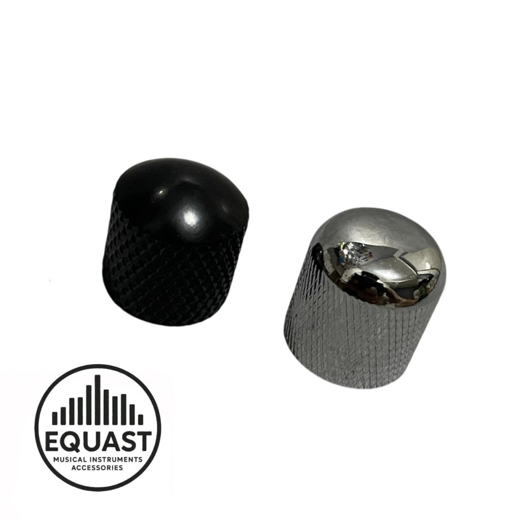 Knob Knop Tutup Potensio Gitar Bass Elektrik Bahan Besi Metal Drat