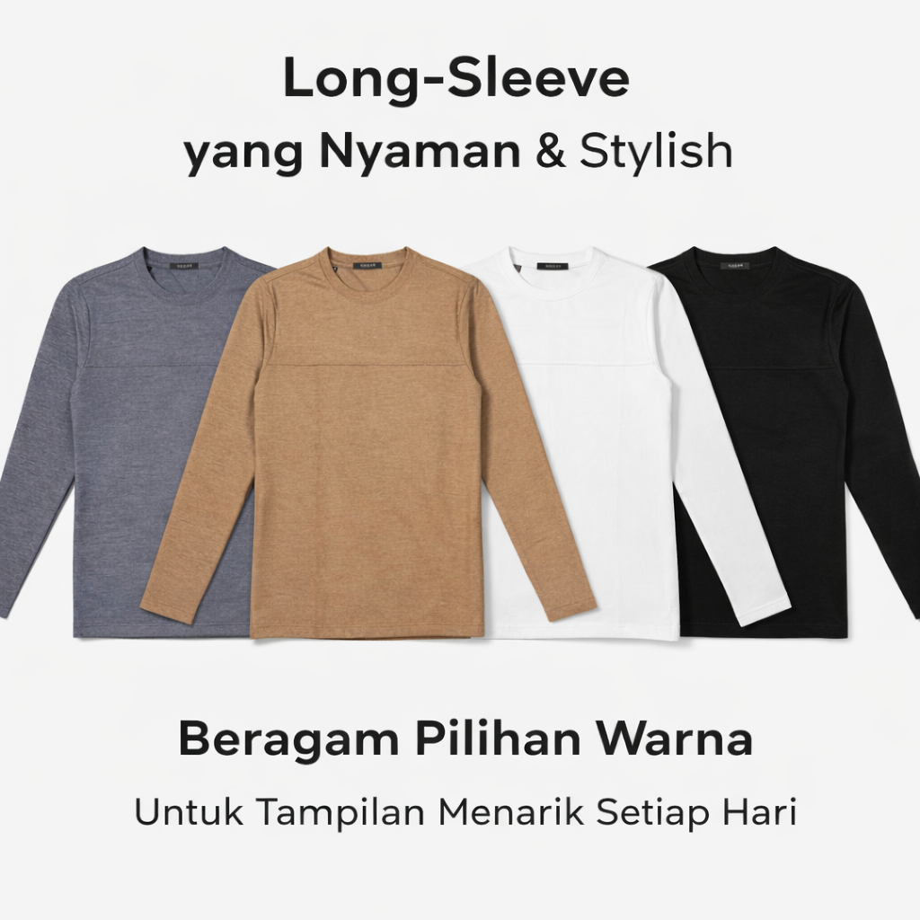 [AMM175] GS T shirt - Kaos pria lengan panjang branded original