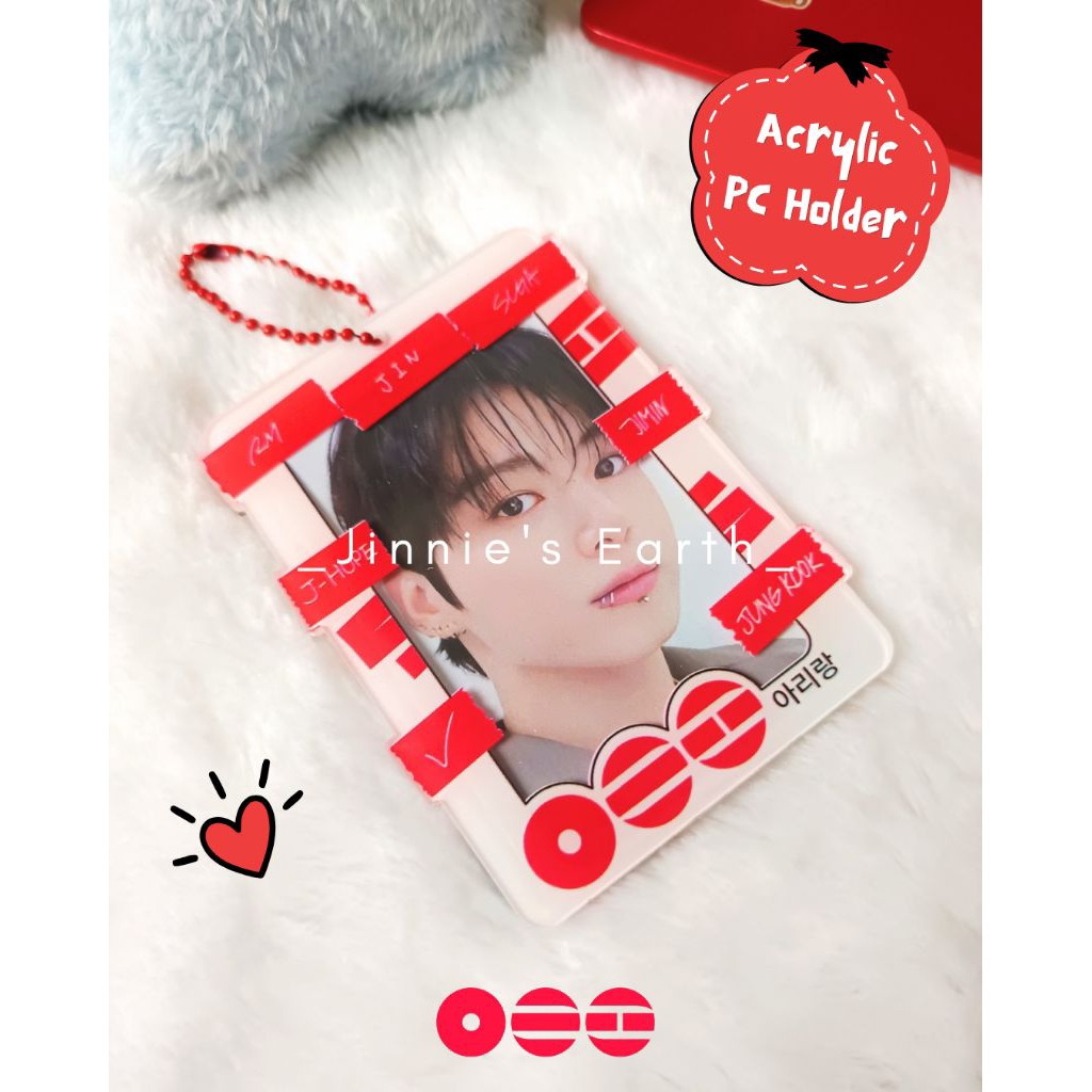 [Jinnie's Earth] BTS COMEBACK WORLD TOUR PHOTOCARD HOLDER | ARIRANG BTS | CAHOL BTS | PC HOLDER BTS 