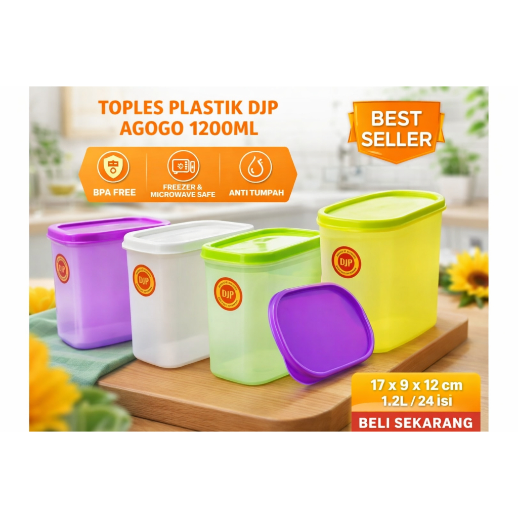 BOX AGOGO 1600 ML/ SEALWARE SERBAGUNA/ TOPLES MAKANAN / BOX AGOGO