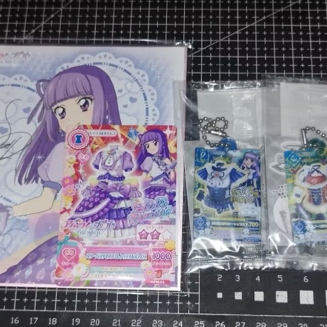 aikatsu pripara movie gachapon sumire dress shikishi