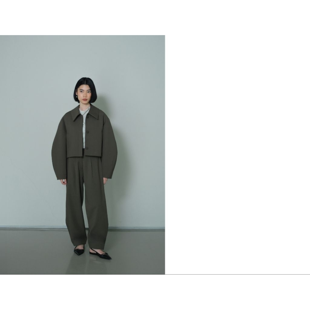 Jedda Dami Semi Crop Blazer Fume New With Tag Size S-M L-XL