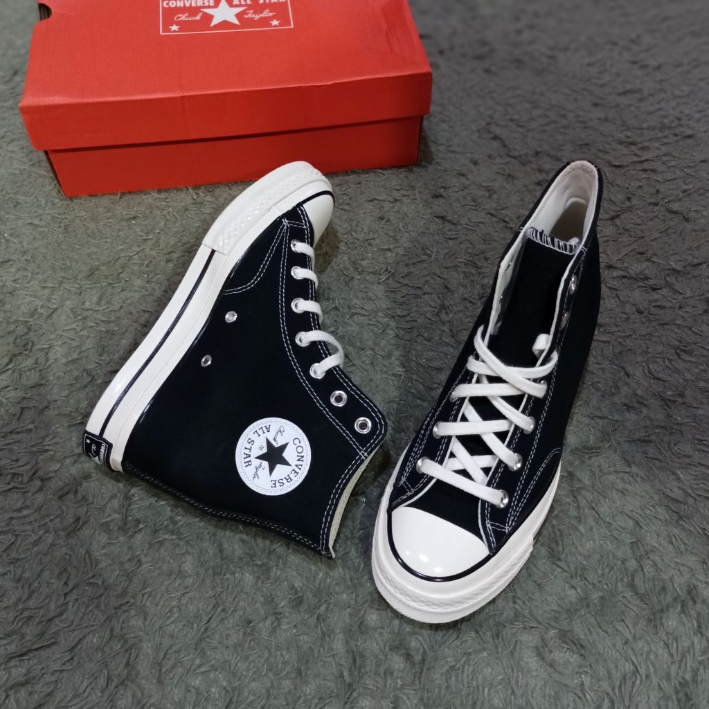Converse Chuck 70 Wedge HI black egret original BNIB resmi MAP murah
