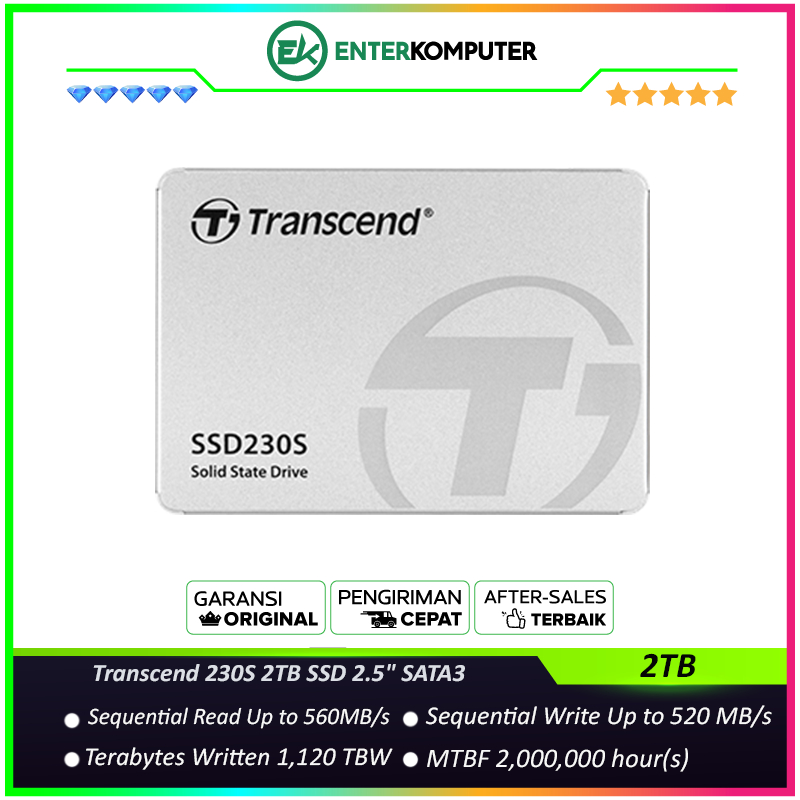 Transcend 230S 2TB SSD 2.5" SATA3 / SSD 2TB
