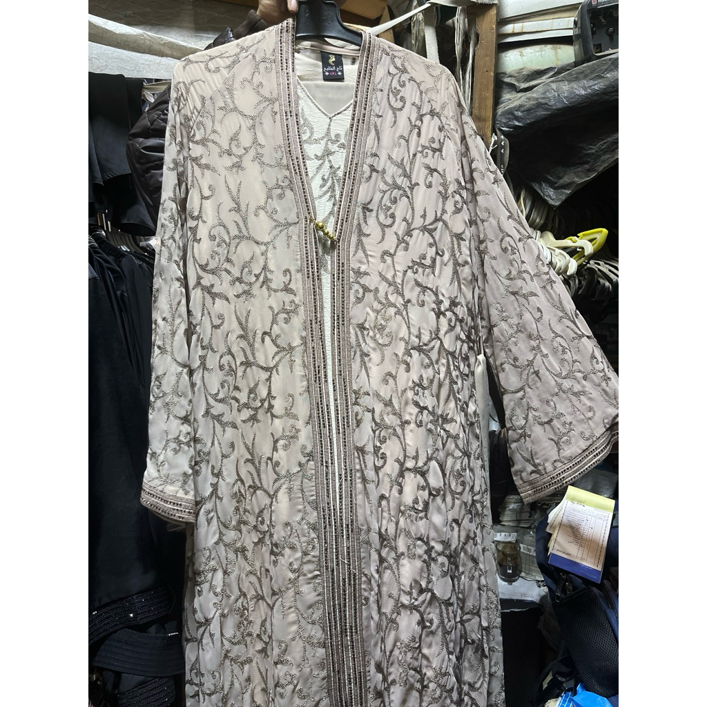 Abaya Wanita Dewasa Inner Outer Brukat Mesir Original Lebaran Remaja Premium