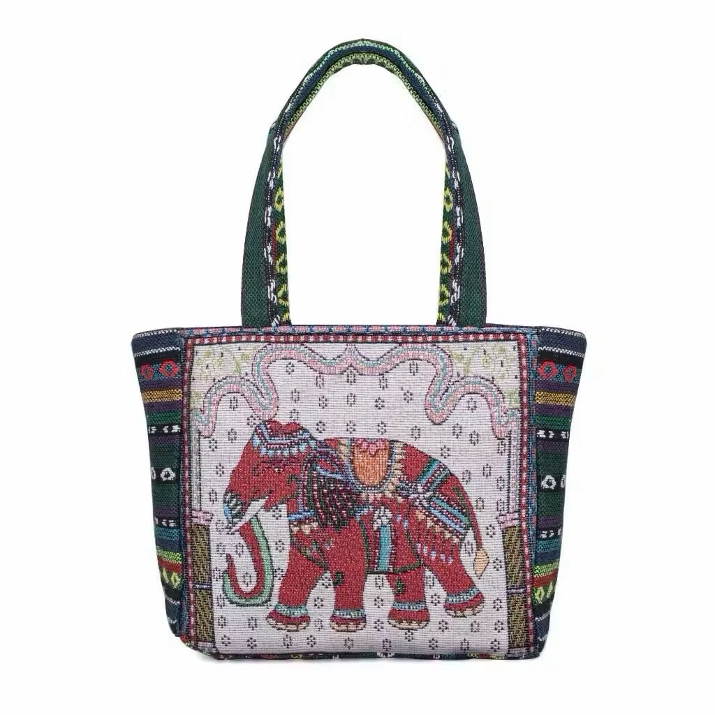 Handbag kanvas thailand gajah tkf 66 // tas thailand import oleh oleh bangkok
