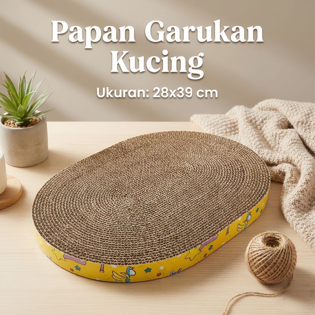 28X39 PAPAN GARUKAN KUCING OVAL