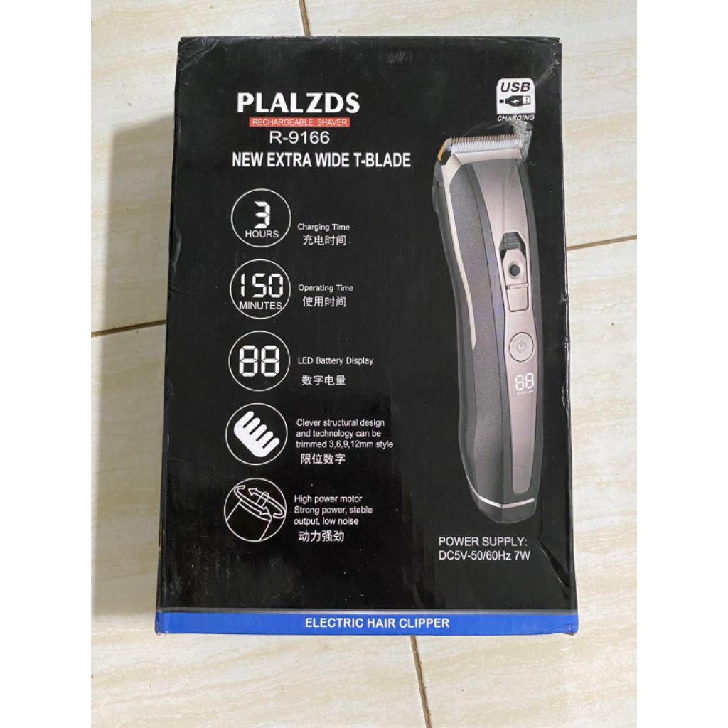 Hair Clipper KUCUU R-9166 USB - Alat Cukur Rambut
