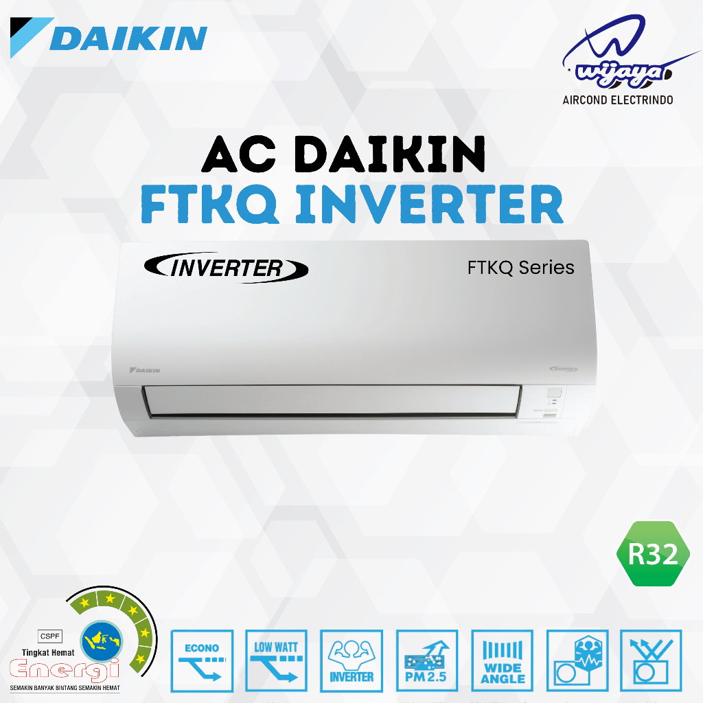 Ac Daikin Flash Inverter Ac Daikin FTKQ Inverter 2 PK STKQ-50UVM4 - R32 - Thailand