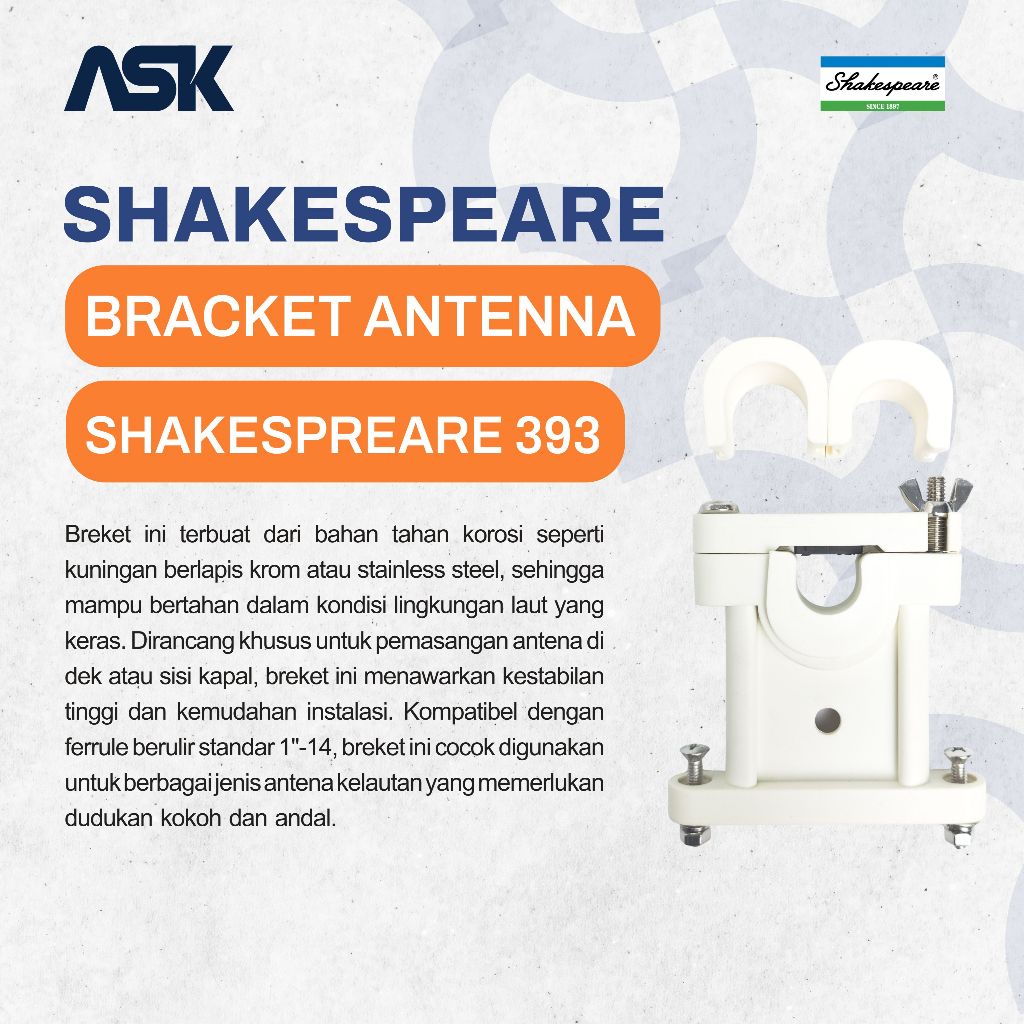 Bracket Antena Shakespeare 393 / Breket Shakespeare 393