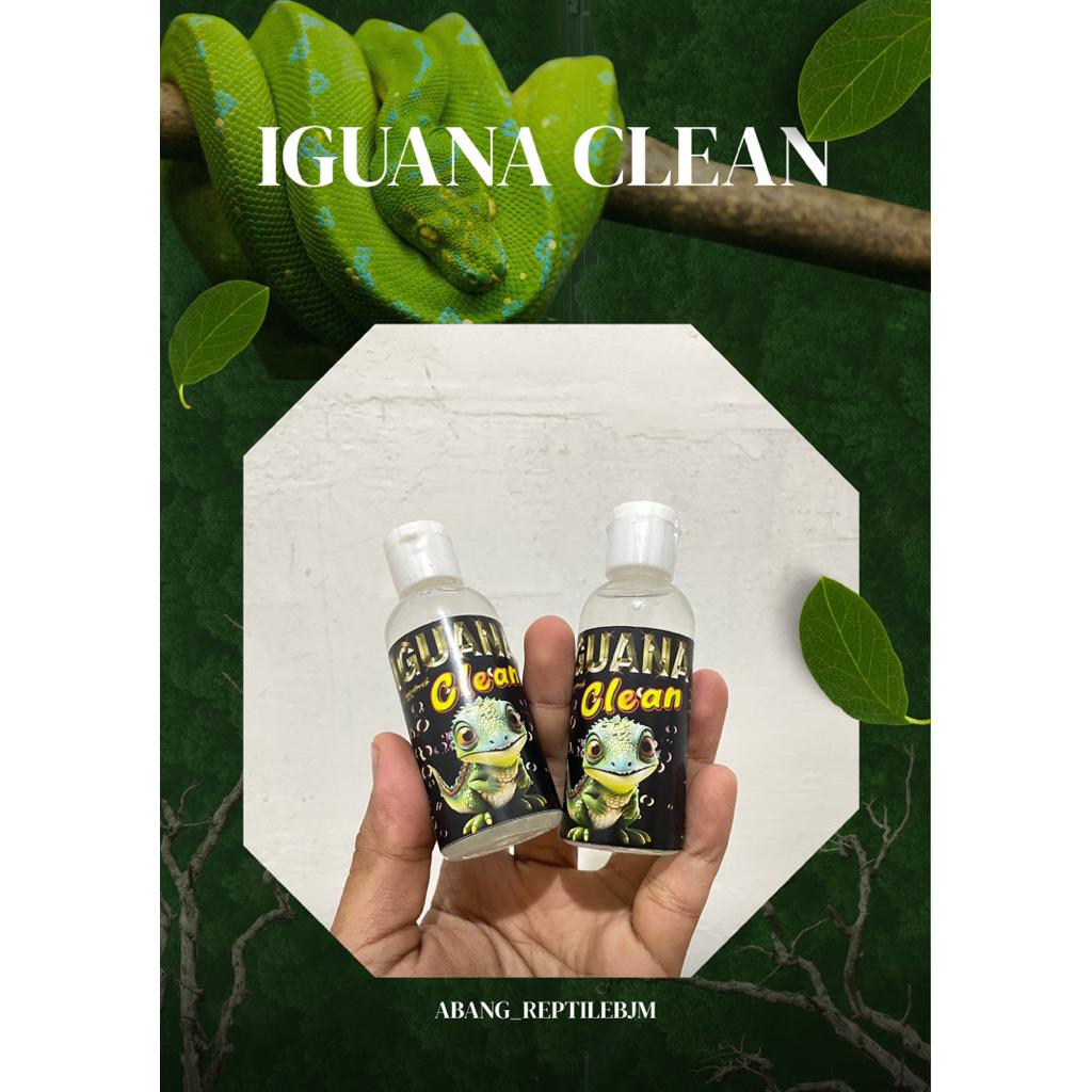 iguana clean shampo iguana, sabun iguana dan reptile lain