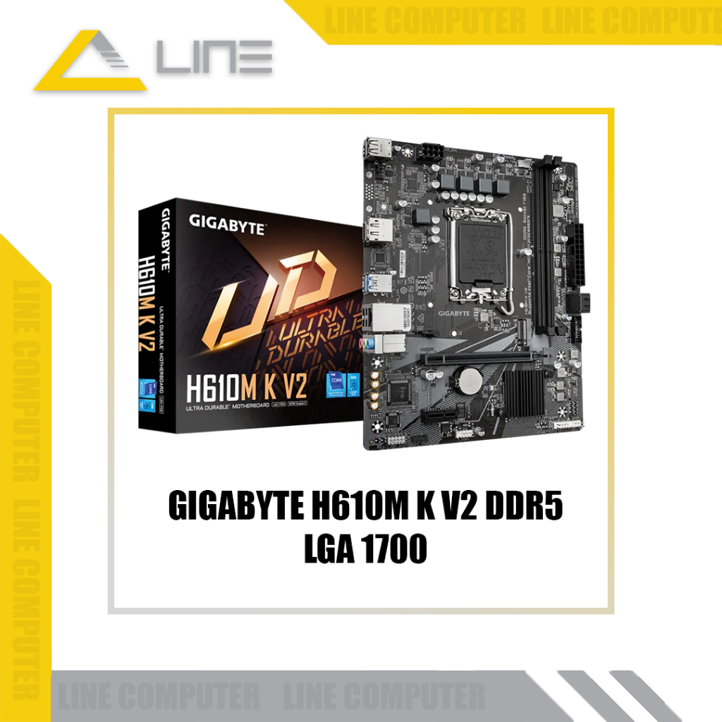 Motherboard GIGABYTE H610M K V2 DDR5 - Motherboard LGA 1700 DDR5