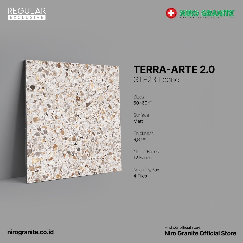 NIRO GRANITE 1st Grade - Terra-Arte 2.0 GTE23 - 60 x 60