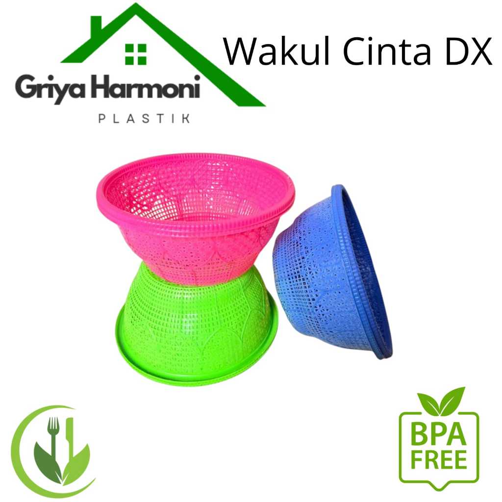 WAKUL CINTA DX - WAKUL BULAT NASI HAJATAN - BESEK BERKATAN PLASTIK - CETING/MARANG NASI