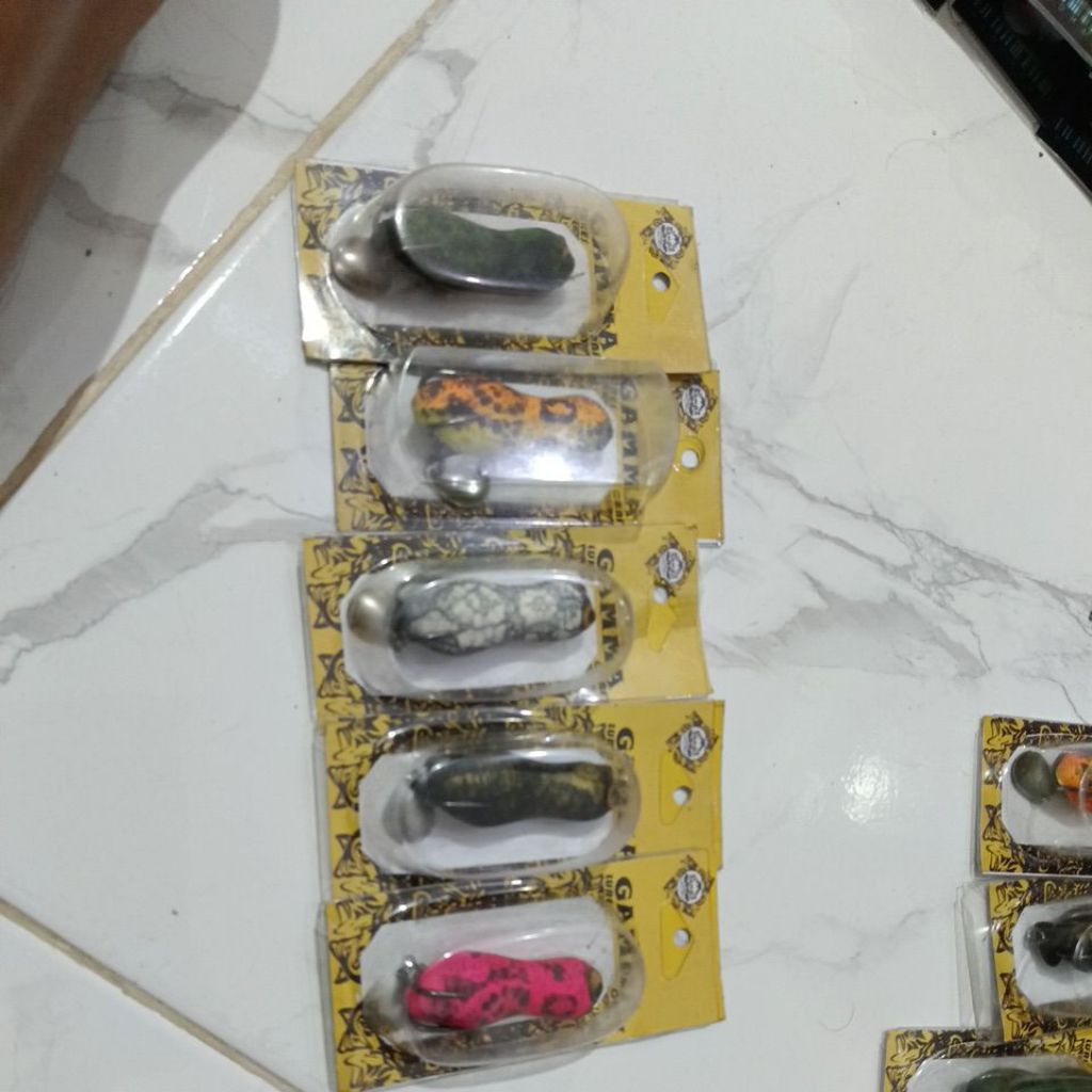 SOFT FROG GAMMA LURE UKURAN 6CM BERAT 7GRM UMPAN KESTING