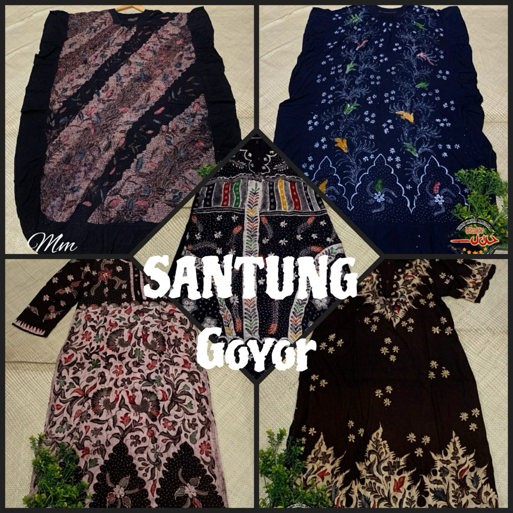 DASTER BATIK TULIS MADURA BANGKALAN SANTUNG/GOYOR