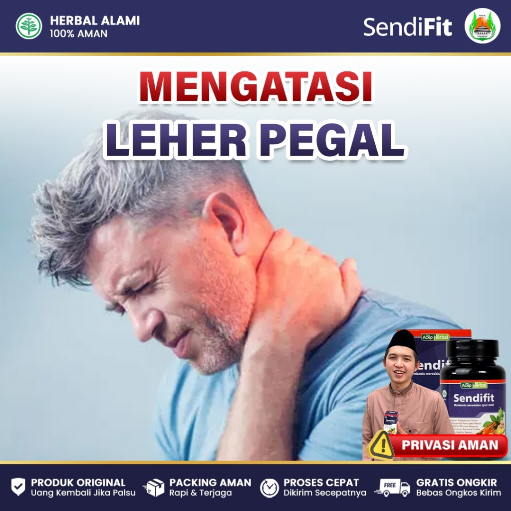 Obat Leher Pegal Kepala Pusing, Sakit Leher Sebelah Kiri Kanan, Leher Kaku, Leher Tegang - Sendifit