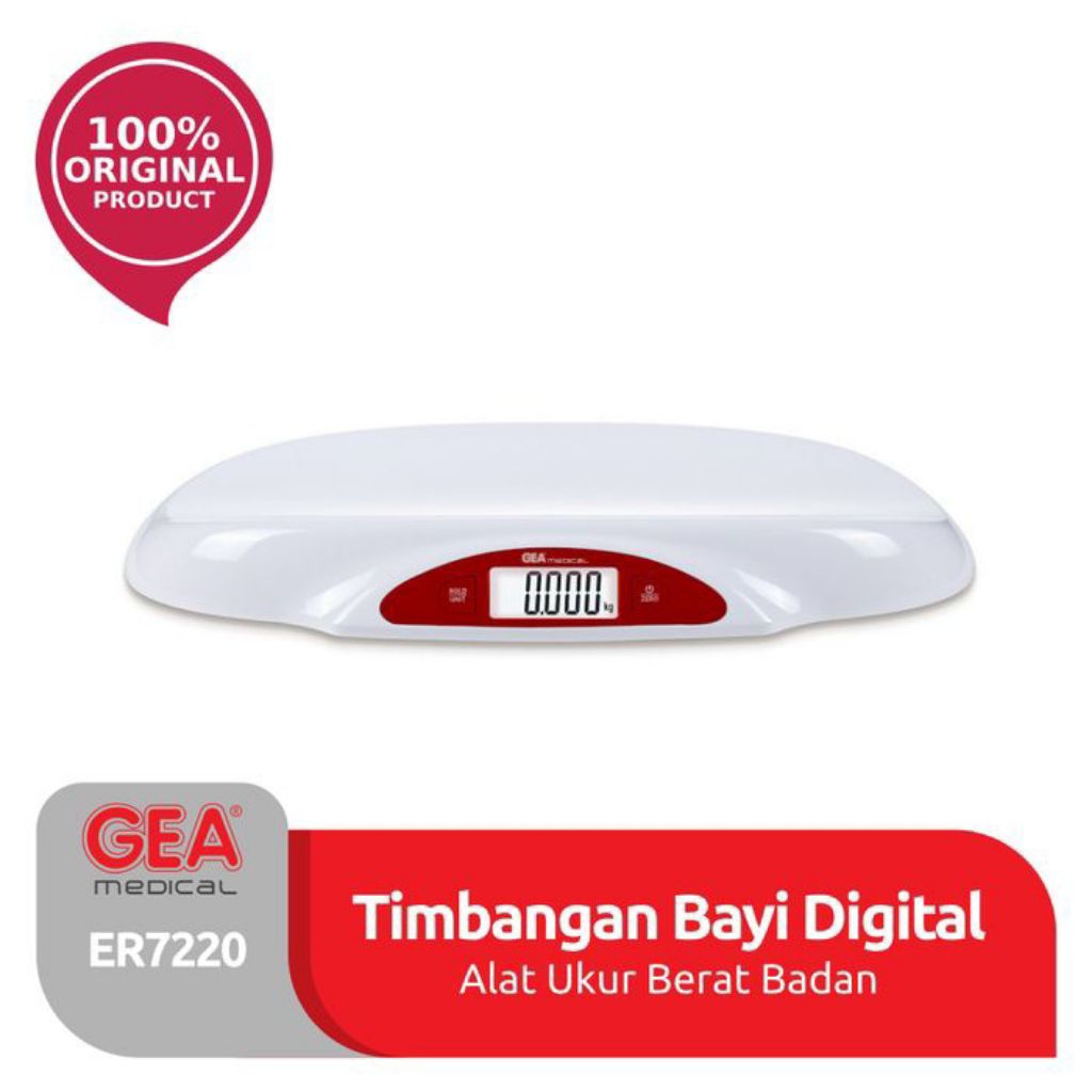 GEA Timbangan Bayi Digital Gea ER7220 Digital Baby Scale GEA ER-7220 Electronic Baby Scale ER 7220