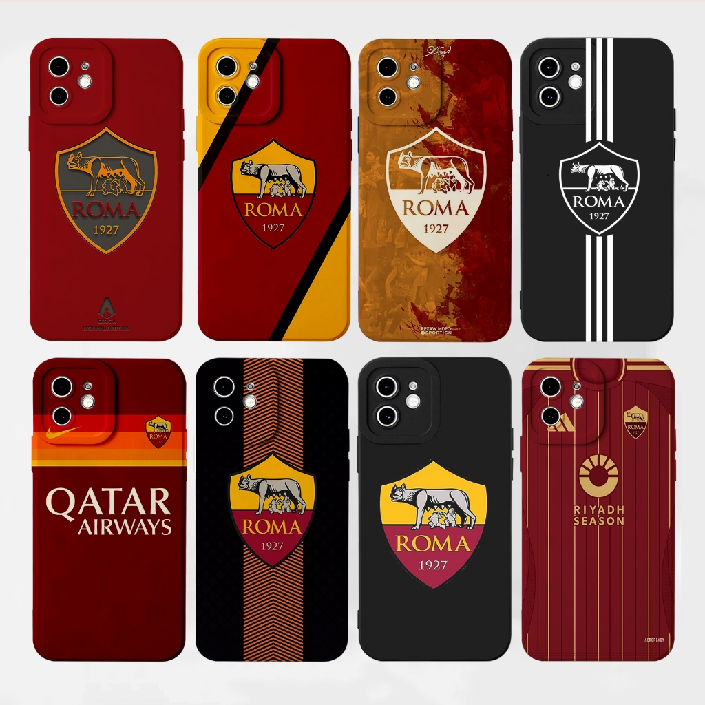 Fashion Case SOFTCASE SILIKON PROCAMERA Club Bola AS ROMA Ready For All Type hp