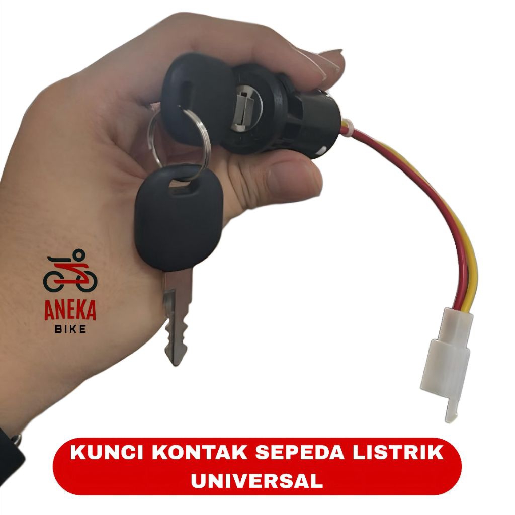 KUNCI KONTAK SEPEDA LISTRIK UNIVERSAL PNP SEPEDA LISTRIK GODA UWINFLY KUANGYU EXOTIC DLL
