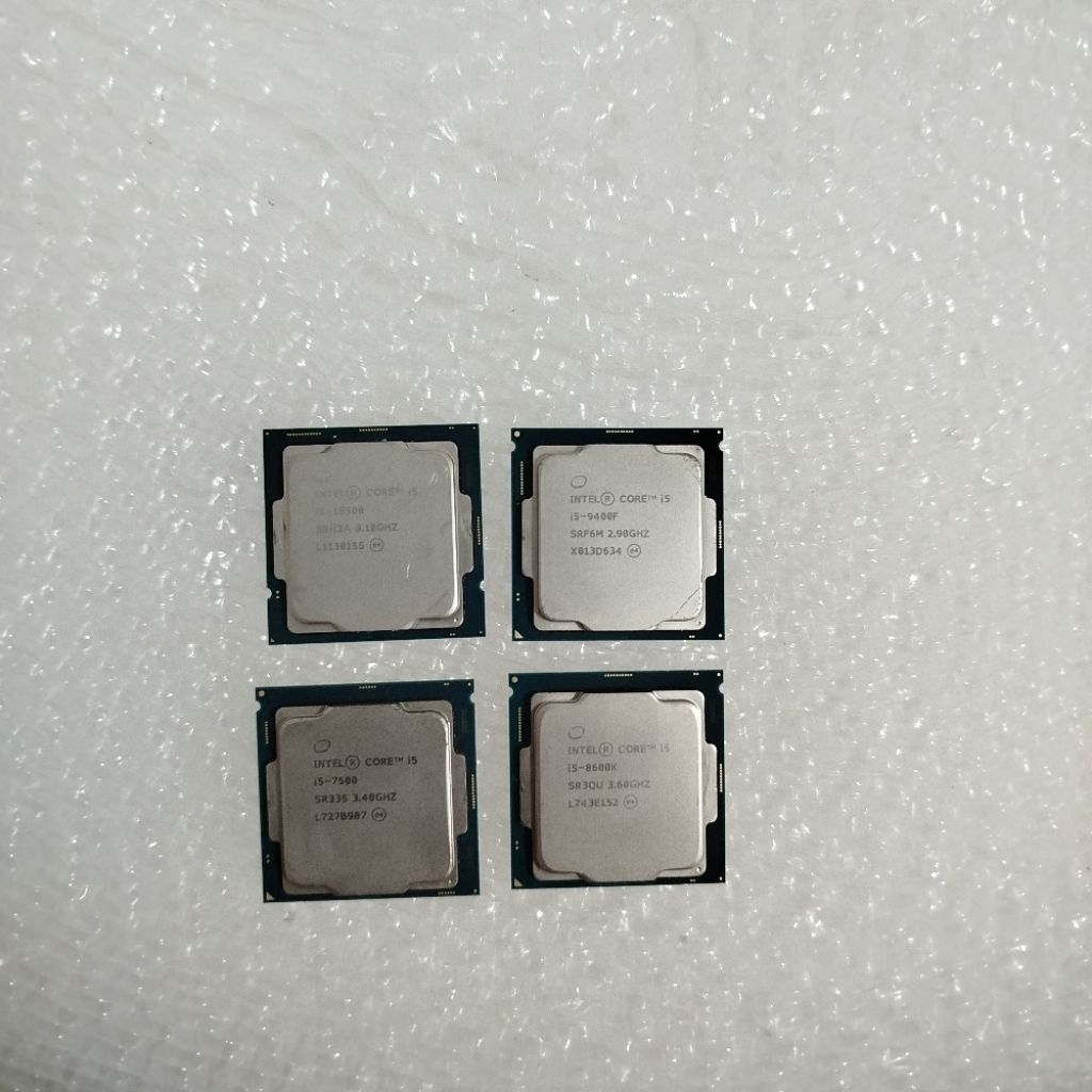 Processor Core i5 10500 | Core i5 9400F | Core i5 8600K | Core i5 7500