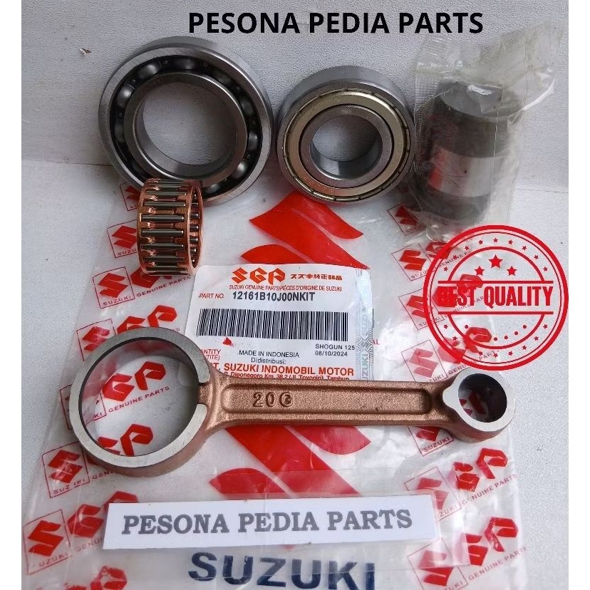 Paket Stang Seher + Bearing 6007-6205 Shogun 125 Shogun 125R Shogun 125 SP Shogun 125 New.