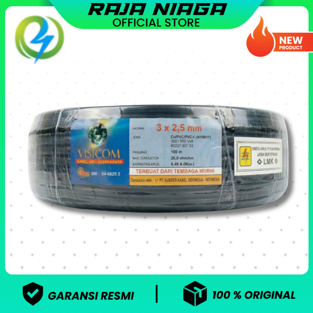 KABEL NYYHY 3X2,5 VISICOM 100 METER