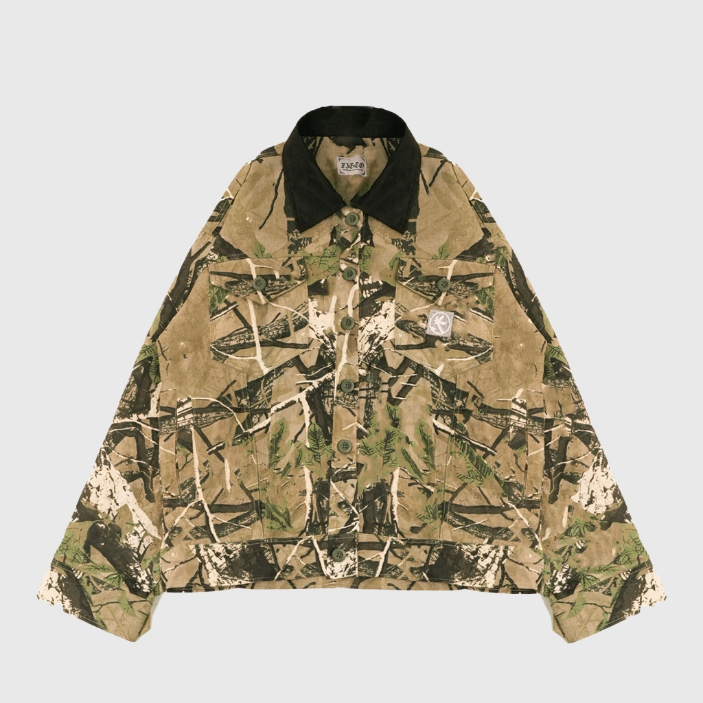 Figco - Work Jacket Realtree HD Camo Woods Green