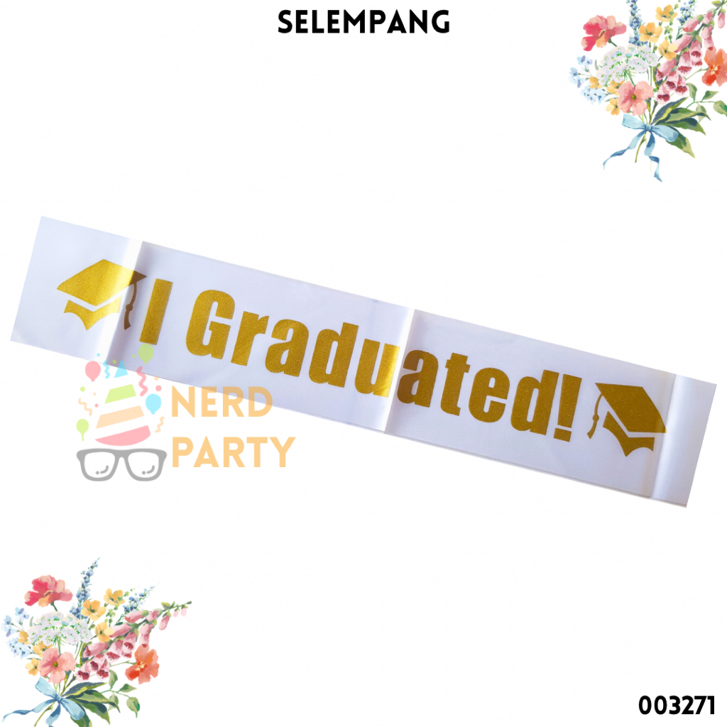 Sash Selempang Graduation/Selendang Graduation