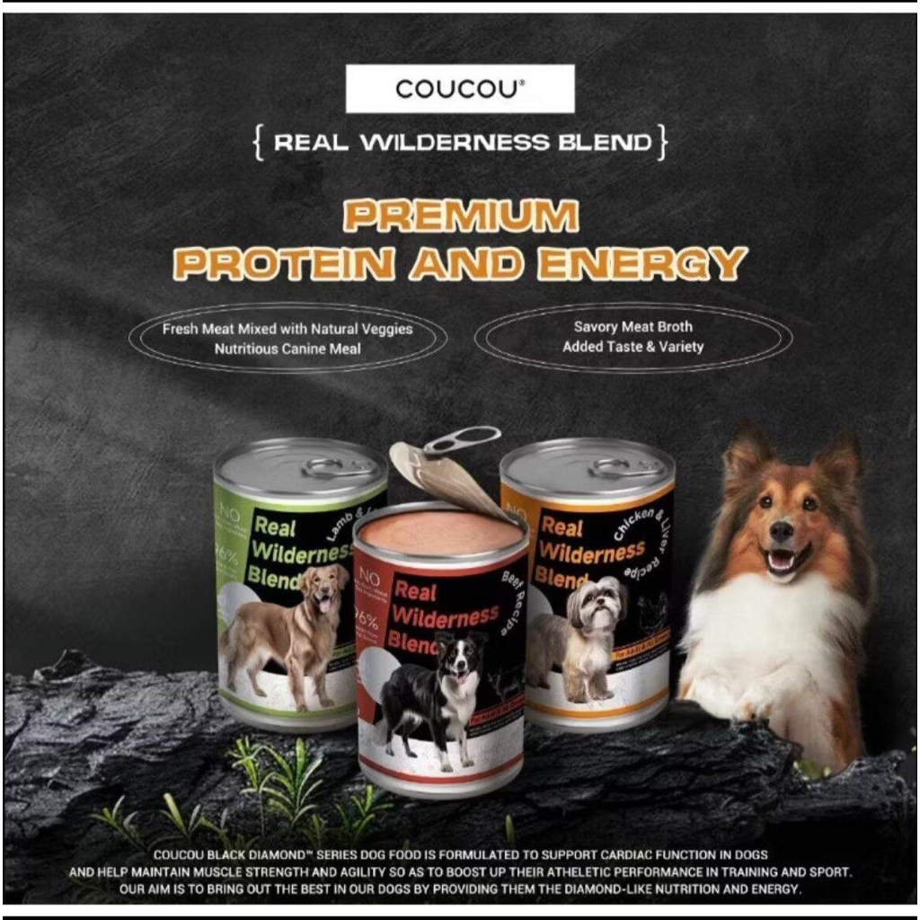 Coucou Dog Kaleng Wet Food 400gr