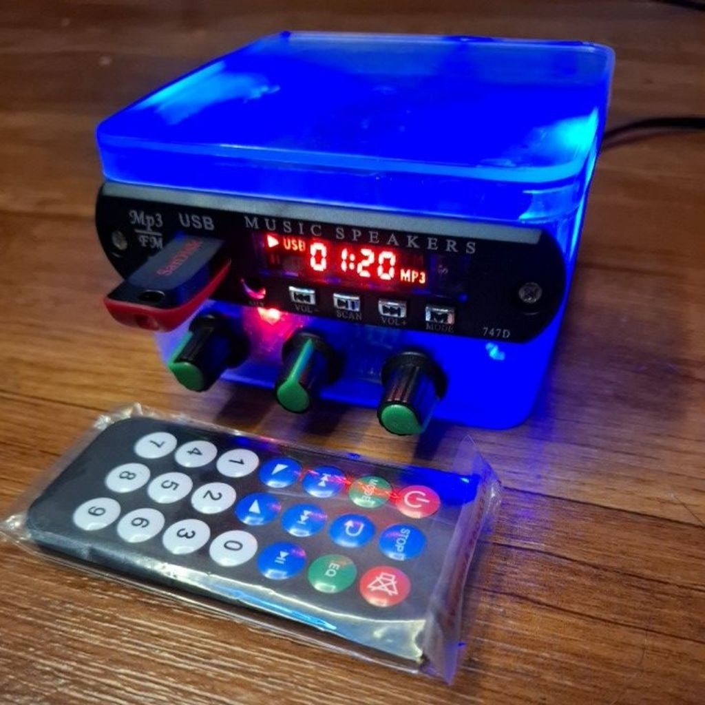 Modul Bluetooth MP3 Amplifier Blue WG