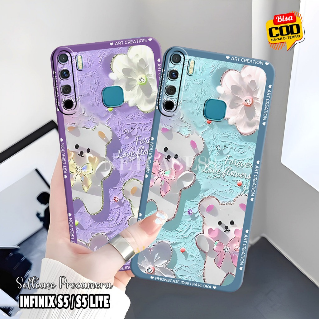 Softcase INFINIX S5 - S5 LITE - S4 - SMART 3 PLUS Terbaru - Silikon Tpu - Aksesories Handphone - Pel