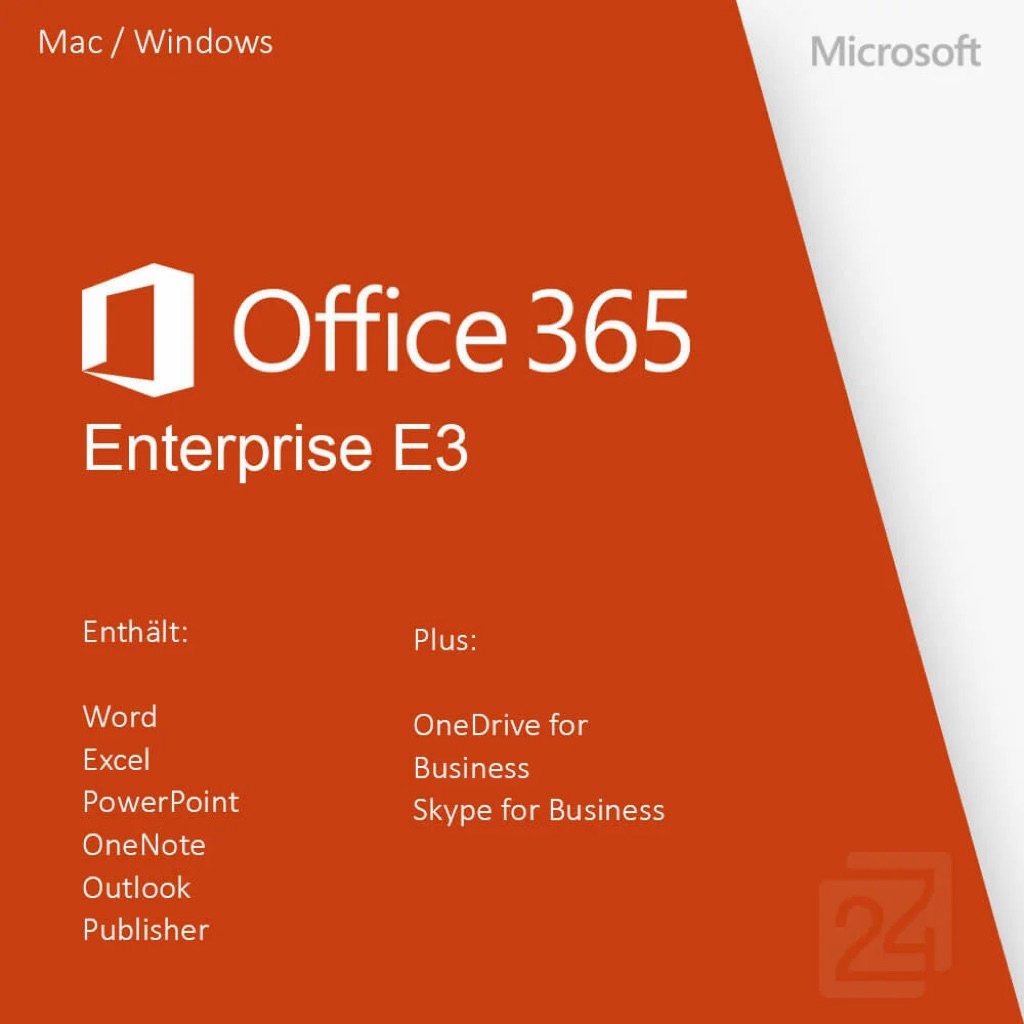 Microsoft Office 365 Enterprise E3 5 Pengguna