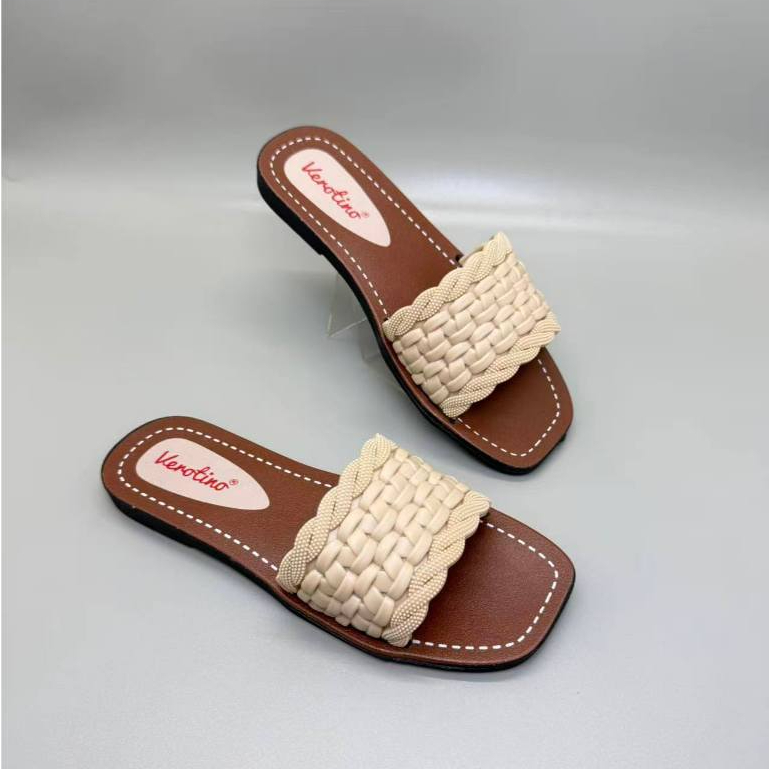 (Size 37-41) 628-19 IMPORT Sandal Wanita Selop Sandal Jelly Karet Slip On Wanita Sandal Teplek