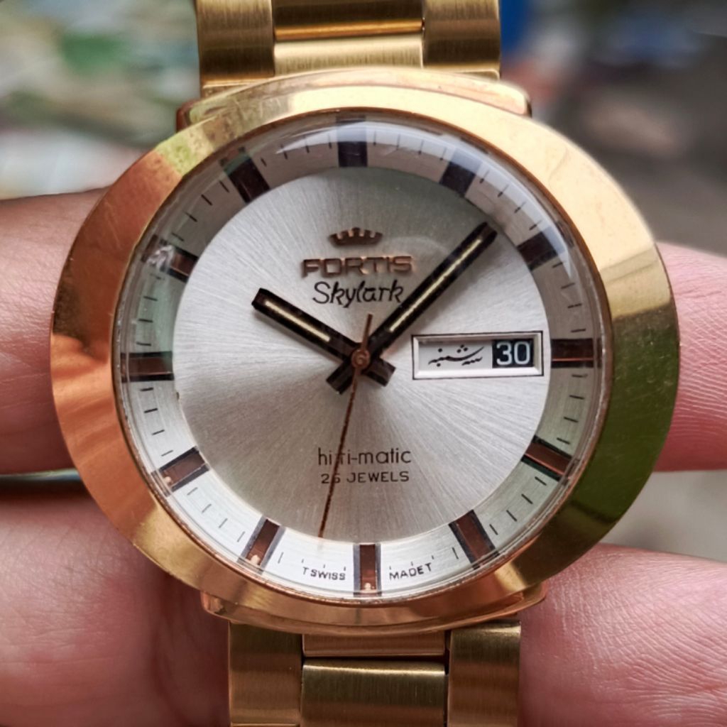 Jam Tangan Swiss Fortis Skylark Automatic Original Mint Condition