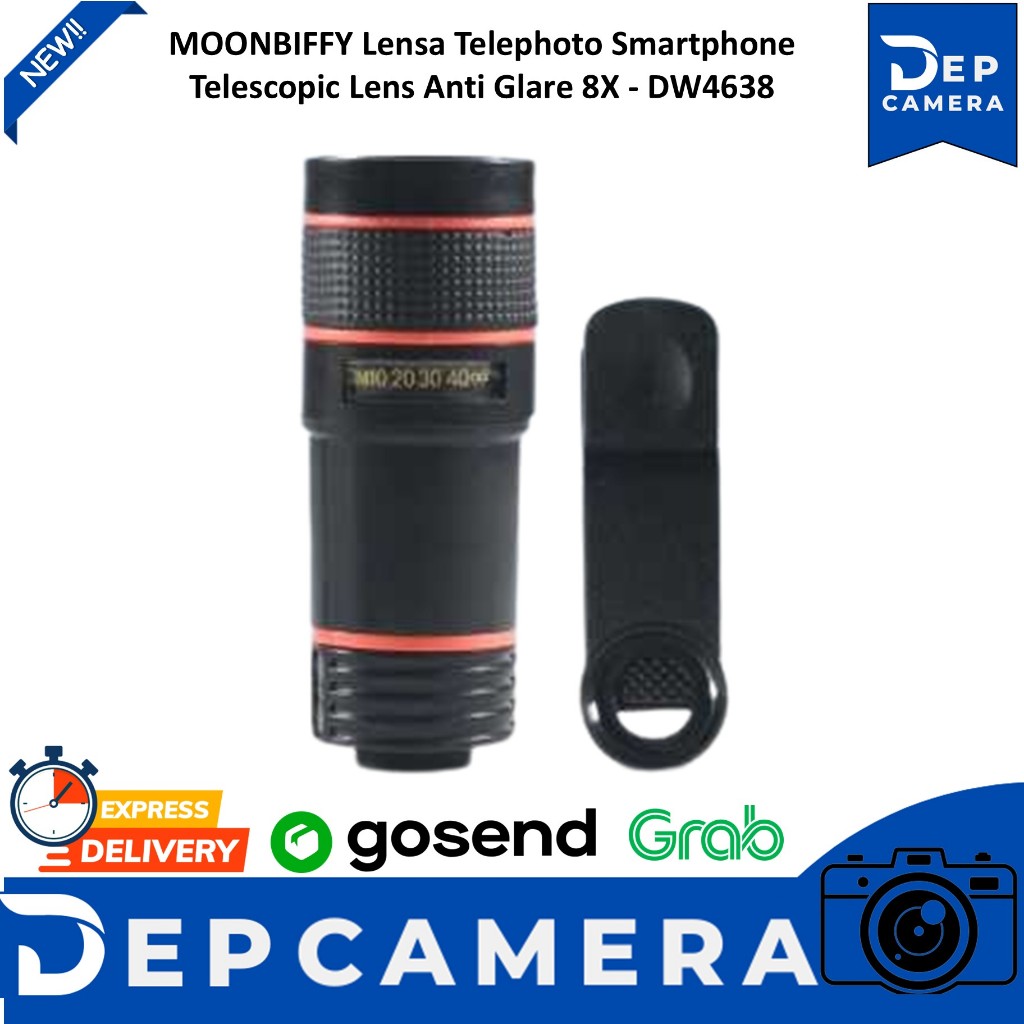 Lensa Telephoto Smartphone Telescopic Lens Anti Glare - DW4638