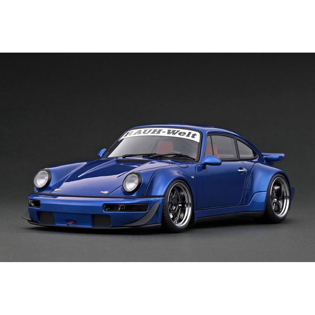 IGNITION MODEL 3635 PORSCHE 964 RWB BLUE METALLIC