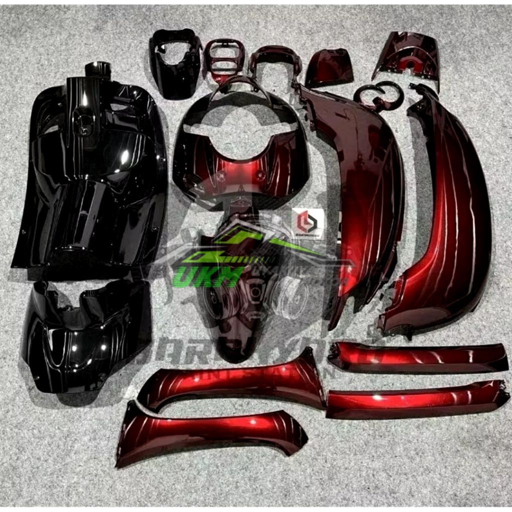 cover halus scoopy donat monlight red hitam 2017-2019