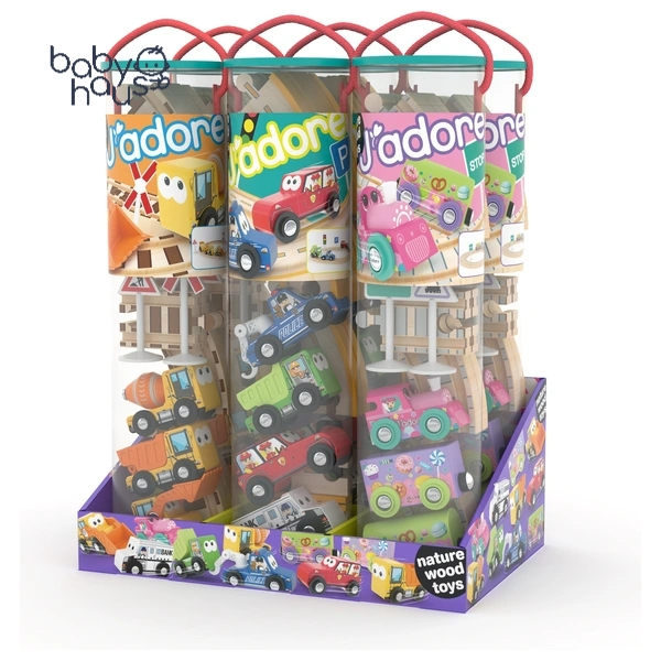 Jadore Nature Wood Toys / Mainan Lintasan Balap Kayu
